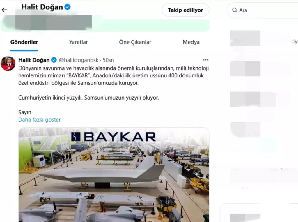 baykar samsunda uretim ussu kuruyor f7dkYnfO