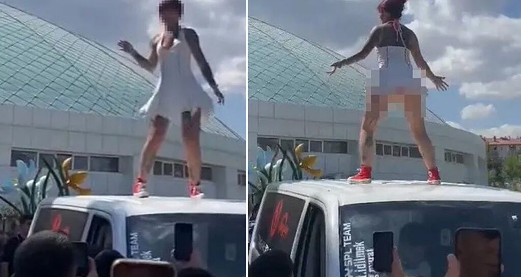 araba fuarindaki dans ortaligi karistirdi valilik sorusturma baslatti jSsmVaJs