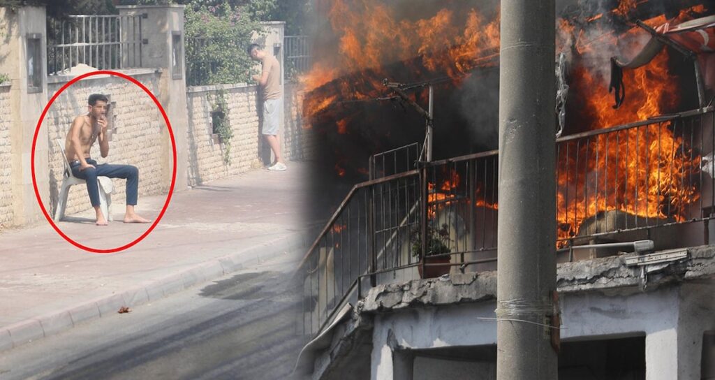 benzin dokup evi atese verdi oturup yangini izledi hgCbMWqT