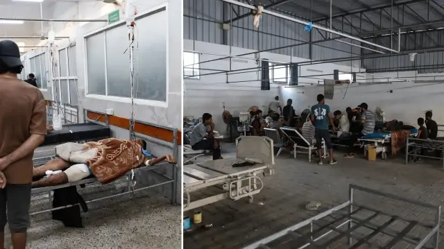israil saldirilari altindaki gazzede sifa hastanesi bosaltildi AIfuRBtw