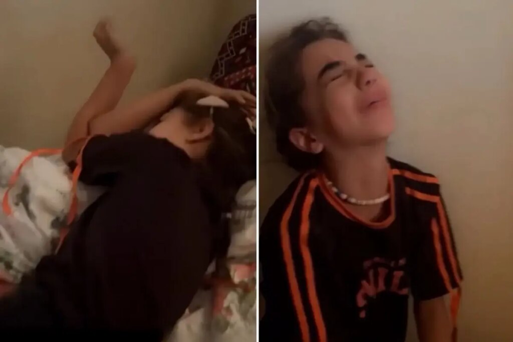 ateskes haberiyle uyanan filistinli cocuk goz yaslarini tutamadi nNlY3Ir4